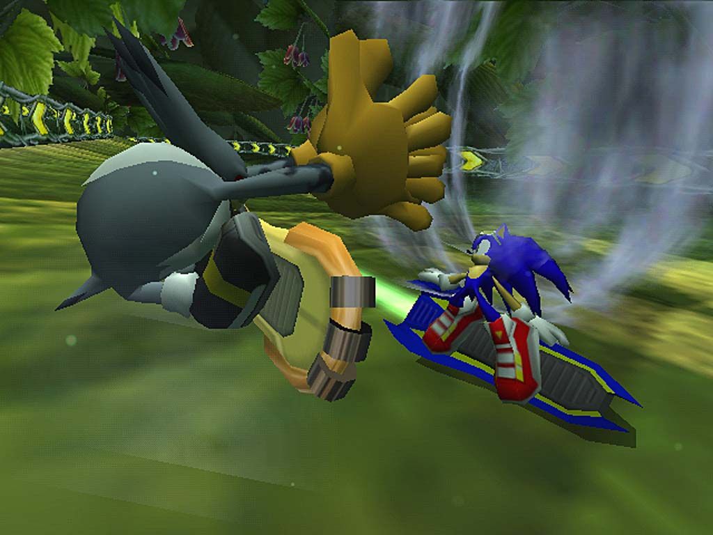 Sonic riders как играть на двоих